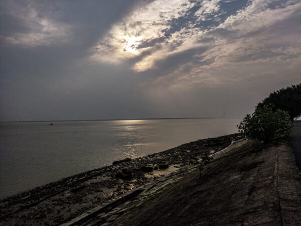 Exploring the Mystical Beauty of a Cloudy Riverside